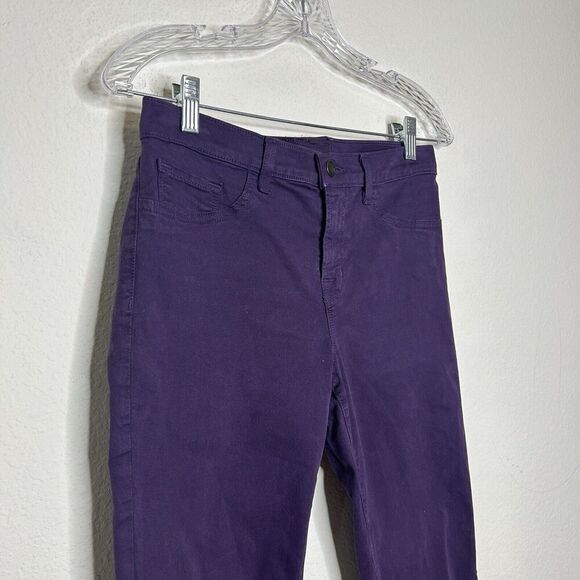 J Brand Skinny Leg Augbergine Purple Jeans 28 - Picture 3 of 9